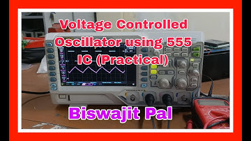 Voltage Controlled Oscillator using 555 IC practical