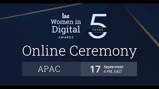 ISG Women in Digital Awards 2026 - APAC
