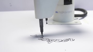 Live Long and Prosper - The Makerarm Pen Plotter Demo