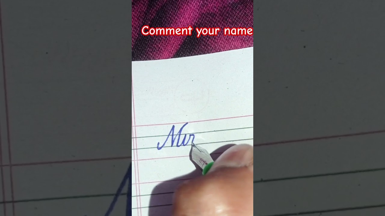 Miraj name writing 