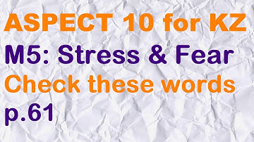 ASPECT 10 for Kaz M5  "CHECK THESE WORDS"  p.61