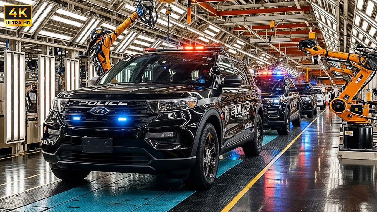 Inside the FORD Police Interceptor Factory | How America’s Patrol Beast Is Built