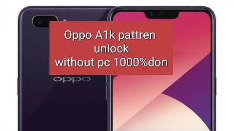 oppo A1K CPH1923 oppo a1k pattern unlock WITH  MRT DONGLE || Software Expert