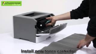 Lexmark E 460 Toner Cartridge Replacement - user guide ( E460X11E/E460X21E/E260X22G)