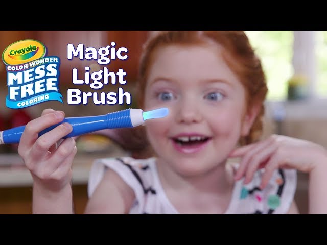 NEW Crayola Color Wonder Magic Light Brush || Crayola Product Demo class=