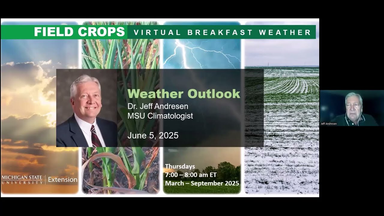 Field Crops Virtual Breakfast: Agricultural Weather Outlook for June 5, 2025