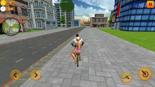 BMX Bicycle Taxi Driving: City Transport - Gameplay screenshot 2