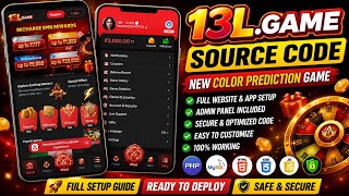 🔥 13L Source Code | New Color Prediction Game Source Code Full Setup 🔥