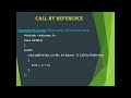 Call by Reference and Return by Reference