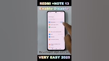 How to Open Developer, Options on/ Redmi Note 13 Miui 14, Enable/Disable, Without Pc 2025 ✅