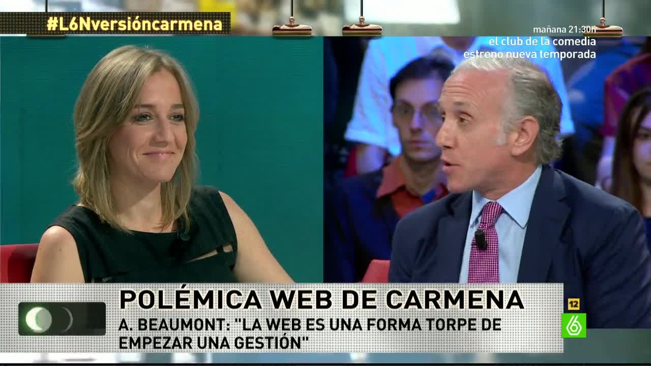 Rifirrafe entre Tania Sánchez y Eduardo Inda en laSexta Noche