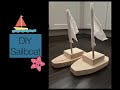 DIY Crafts // How To Make Wood Toy Boats With Scrap Wood