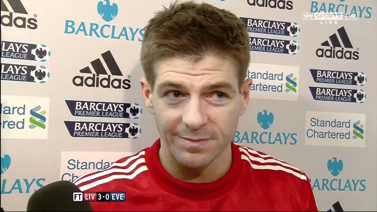 Steven Gerrard - Hat Trick Hero - Post Match Interview ...