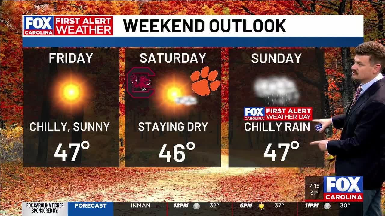 A sunny, cold Black Friday ahead of weekend rain - YouTube