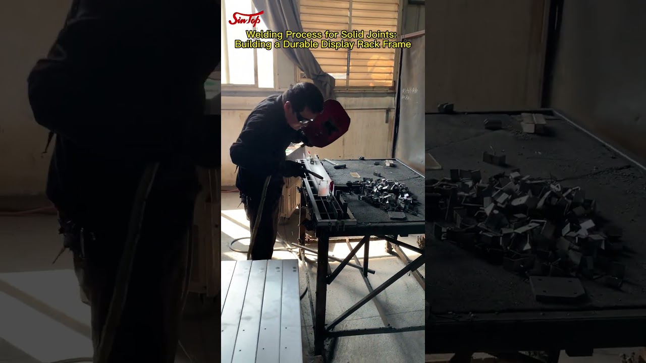 Welding Process for Solid Joints Building a Durable Display Rack Frame 