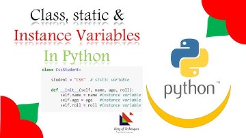 41 - Python Class, static and Instance Variables
