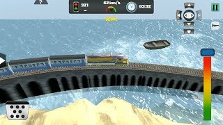 Indian Train Simulator Pro Android Gameplay Crossing Bridge - New Railway Train Game screenshot 5