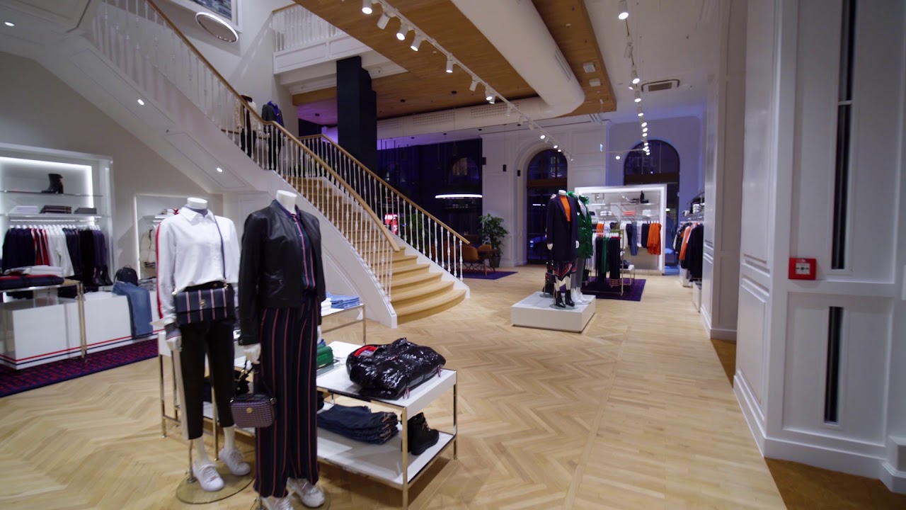 Neuer Tommy Hilfiger Flagship-Store in Hamburg made by - YouTube