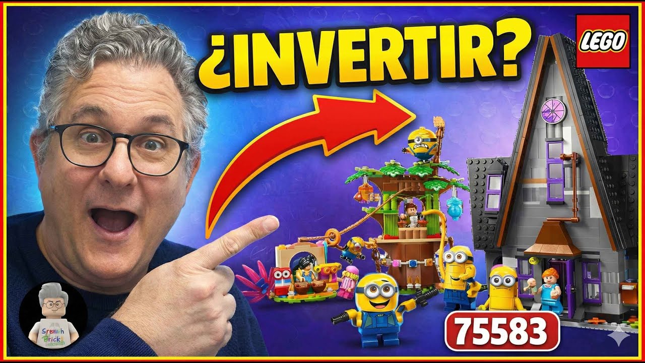LEGO 75583: La Mansión de Gru… ¿SET para INVERTIR o para JUGAR?