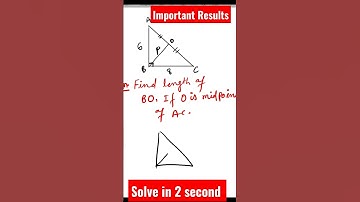 important results of right angle triangle #ssc_cgl#cgl#ssc #maths#trickymaths