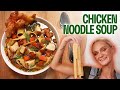 The best chicken noodle soup  from scratch with tini