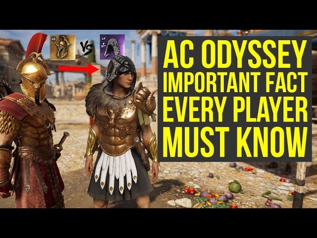 Assassin's Creed Odyssey - IMPORTANT FACT Everyone Must Know (AC Odyssey Best Armor) - YouTube