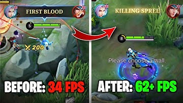 How to Reduce FPS Drop in Mobile Legends using Battleground Optimizer | Support All Graphics