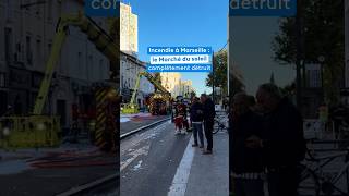 Incendie à Marseille : le marché du soleil complètement détruit