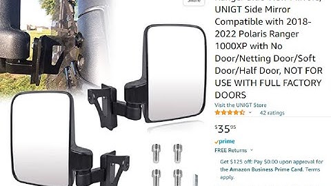 Polaris Ranger 1000 Premium Side Mirrors EP28