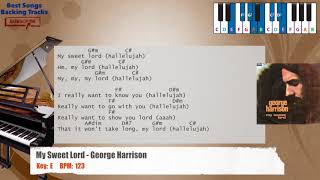 Chords For My Sweet Lord George Harrison Piano Backing Track With Chords And Lyrics