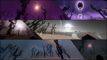 The END World in 8 Shaders with Conquest Reforged – Ultimate Minecraft Comparison (2025)