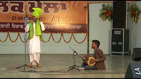 Solo Tumbi Folk instrument// Gold medalist // Navneet Jaura // Folk Mela 2017 // Panjabi Uni Patiala