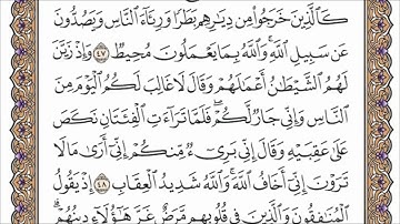 سورة الأنفال الصفحة 183 من القران للشيخ ياسر الدوسري