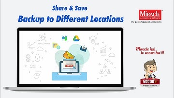Backup to Different Locations in Miracle Accounting Software