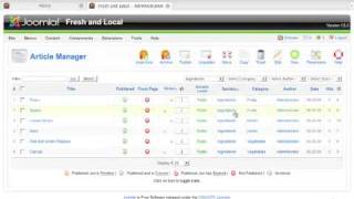 Belajar Joomla Tutorial Bab 3: Creating sections and categories