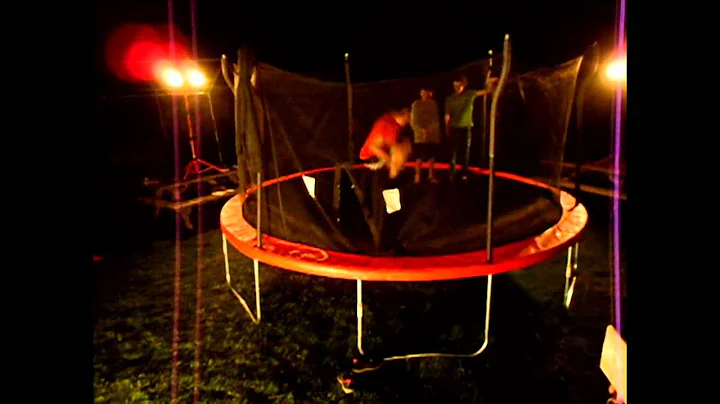 midnight trampolining