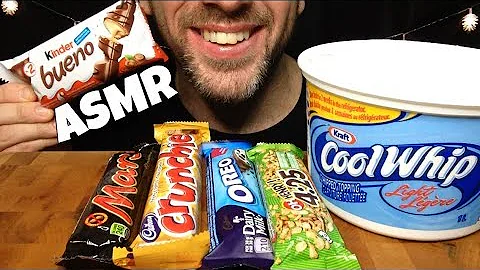 ASMR ASSORTED CHOCOLATE BARS & COOLWHIP *NO TALKING* | MR & MRS RALPHIES ASMR