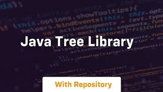 java tree library