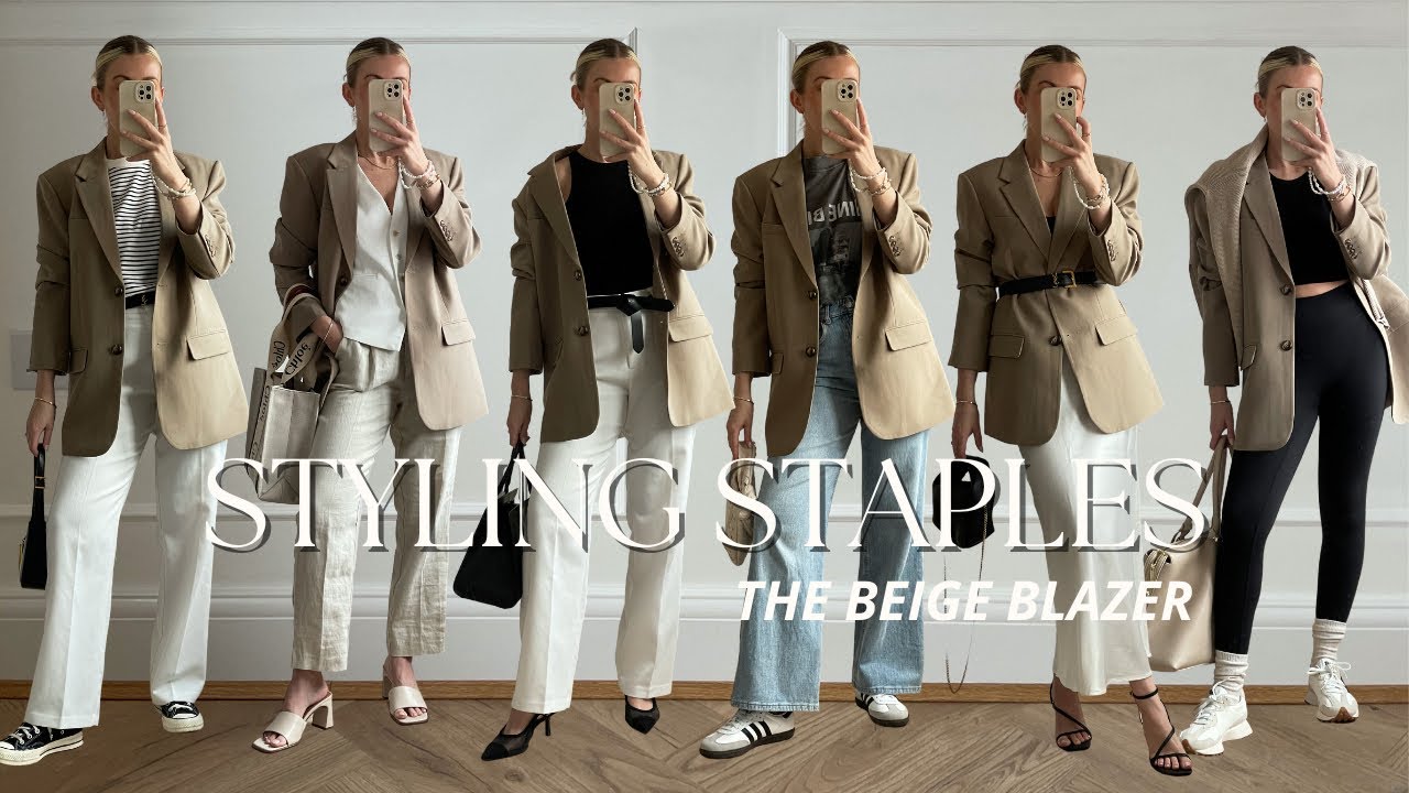 STYLING STAPLES: THE BEIGE BLAZER, CAPSULE WARDROBE