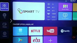 Uygulama APK Dosyası yükleme işlemi ONVO-SABA-NORDMENDE TV