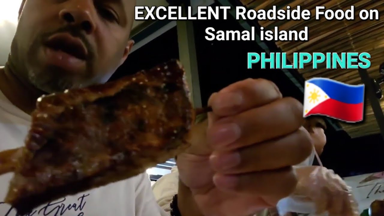EXCELLENT Roadside Restaurant on Samal island davao Philippines 🇵🇭 VLOG 23.