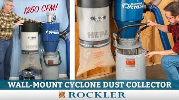 Space-Saving Cyclone HEPA Dust Collector