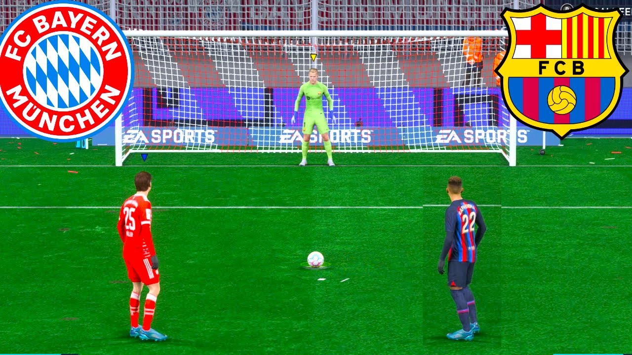 FIFA 23 - BAYERN MUNICH VS BARCELONA I PENALTY SHOOTOUT I FINAL ...