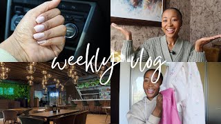 weekly vlog: getting my nails done, it's our anniversary, shopping & haul