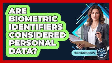 Are Biometric Identifiers Considered Personal Data?