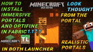 How To Install Immersive Portals in MInecraft 1.17.1 | Realistic Portals How To Install Immersive Portals in MInecraft 1.17.1 | Realistic Portals