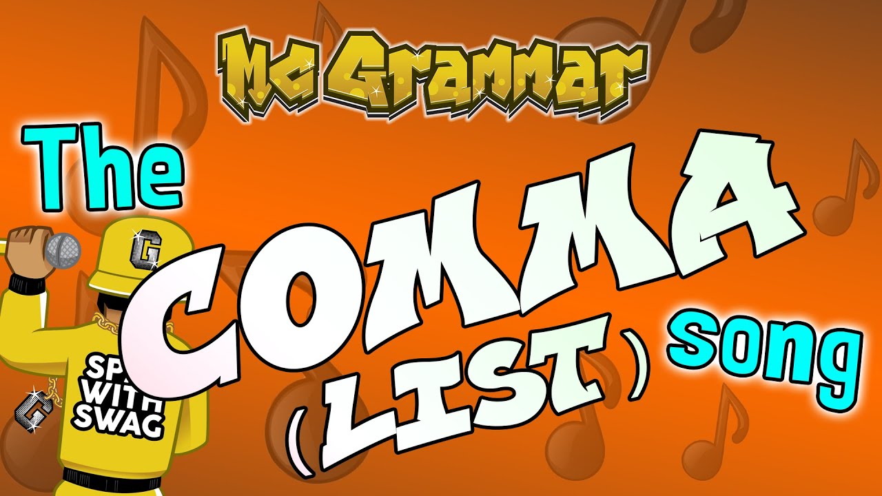 The Comma for Lists Song  MC Grammar   Educational Rap Songs for Kids 