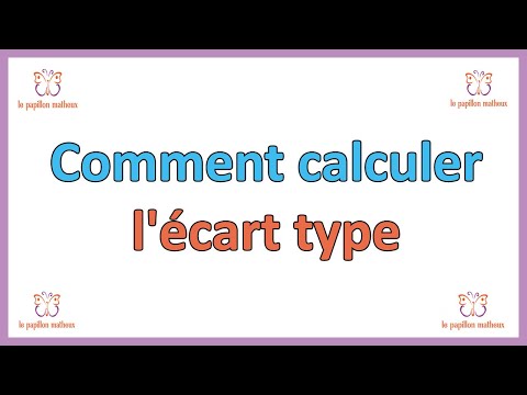 Comment Calculer L’Écart Type