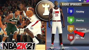 NBA 2K21 - BEST 2-Way Slashing Playmaker Quadruple Archetype / 58 Badges 99 Overall Test