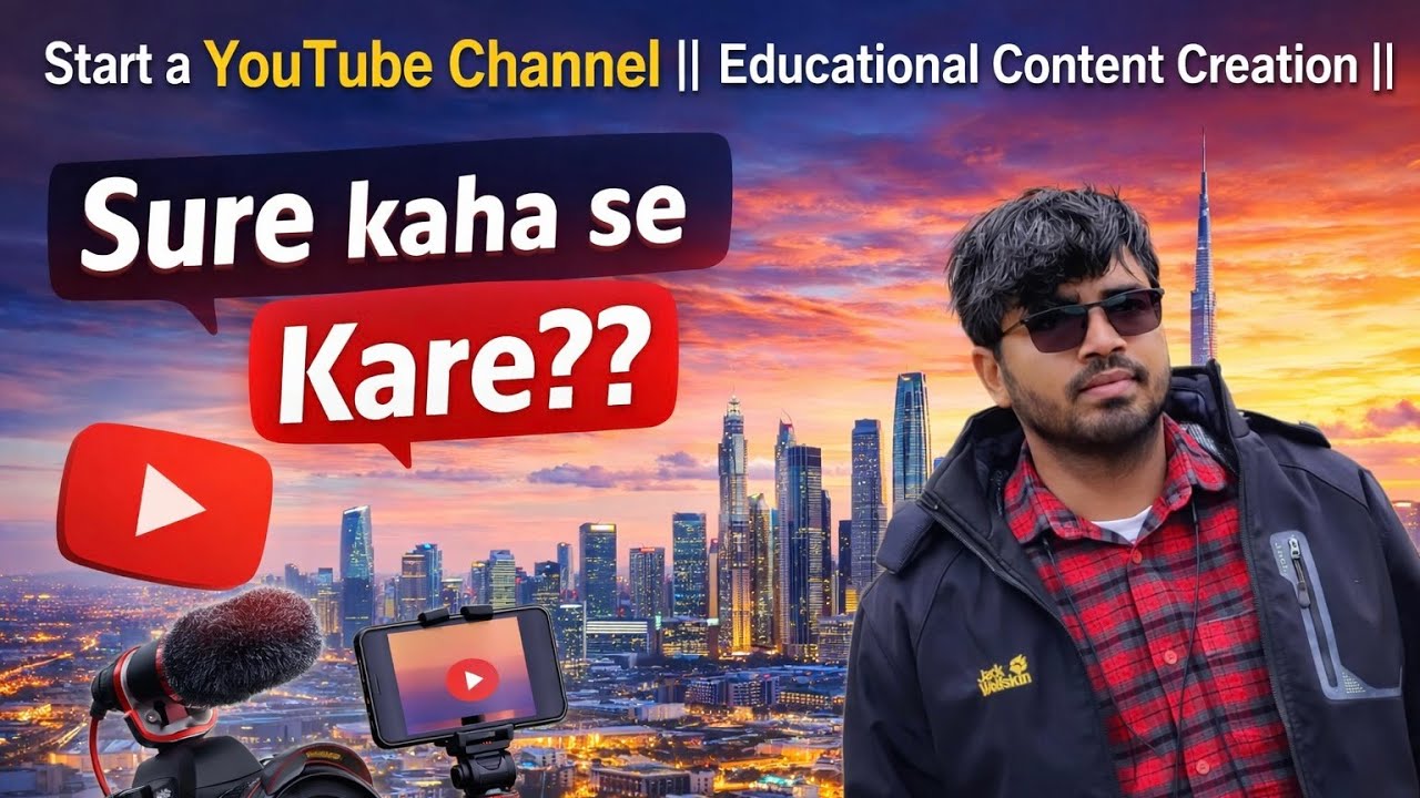 Запустите YouTube-канал || Создание образовательного контента || Где вы это сделаете??